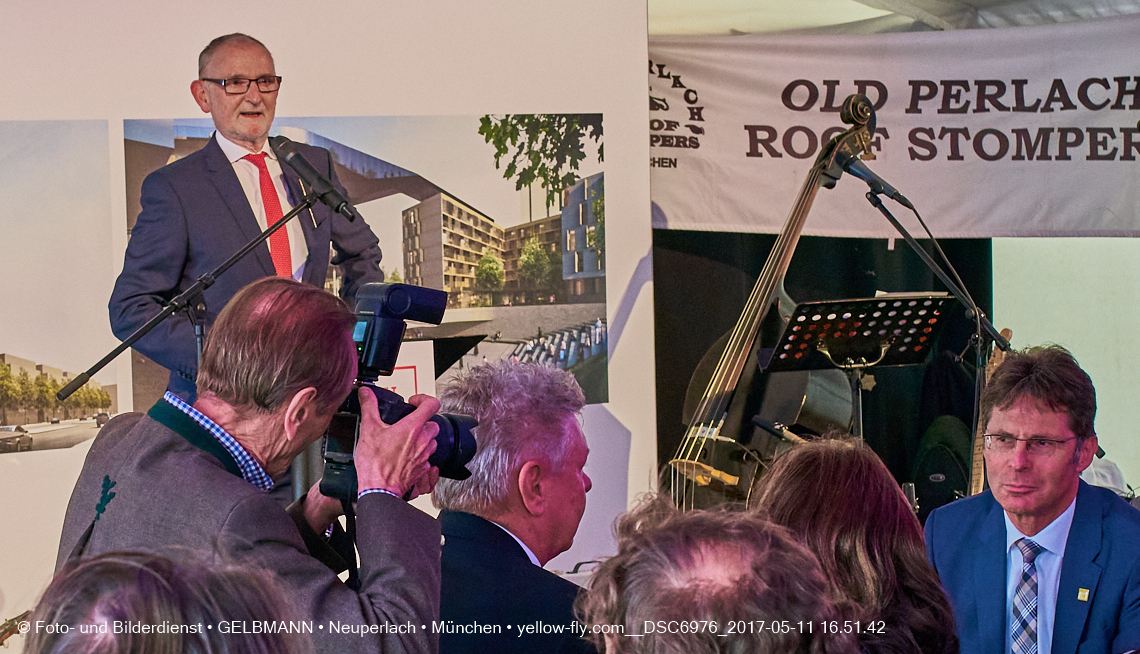 11. Mai 2017 - Grundsteinlegung für die LOGE und dem Kulturquadrat in Neuperlach